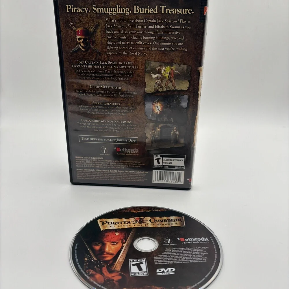 Pirates of the Caribbean: The Legend of Jack Sparrow PC Game - Black